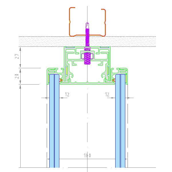 Sección vertical styleSMART Sección Vertical Coronación