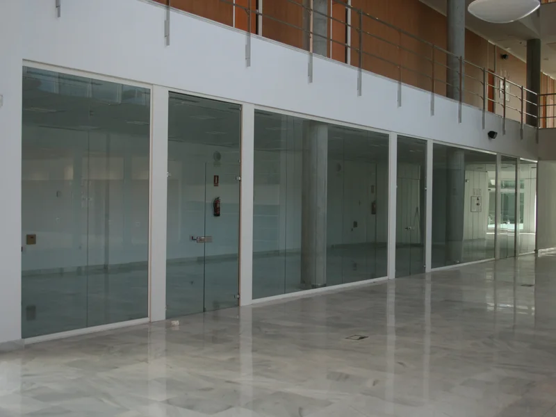 Mamparas divisorias de oficinas proyecto IMMPA en MADRID ESPAÑA
